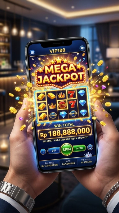 Layar utama vip188 — antarmuka bersih setelah instalasi